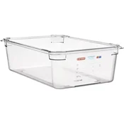 ARAVEN Gastronorm posoda GN 1/1, polikarbonat, integrirana etiketa, globina: 150 mm, prostornina: 19,6 L