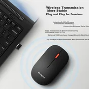 ThinkPad Bežicni miš, 2.4GHz, Crni