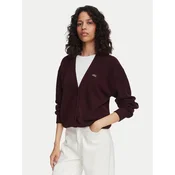 Lacoste Pletena jopica AF4143 Rjava Regular Fit