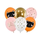PartyDeco Komplet lateks balonov - Halloween Hocus Pocus