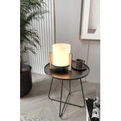 Opviq Stona lampa Pine, 14x16x20 cm, Bež