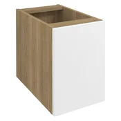 SAPHO WAVE Kopalniška Omara 30x45x47.8cm, Bela/Dub Cuneo, Levo/Desno Odpiranje