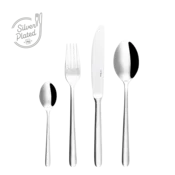 Set jedilnega pribora za sladice 24 kosov — Faro posrebren - 114764