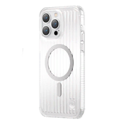 Kingxbar Kingxbar PQY Go Out Series magnetno ovitje iPhone 14 Pro MagSafe srebrno