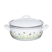 RIESS Kozica s pokrovom Bee 2cm/2l/dvojni ročaj/emajl
