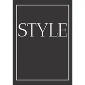 Style: A decorative book for coffee tables, bookshelves and end tables: Stack style decor books to add home decor to bedrooms