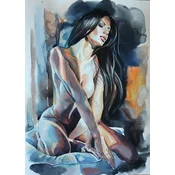 Norimpex - Puzzle Diamantova slika: Akt ženske 30x40cm - 1 - 39 kosov
