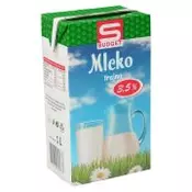 TRAJNO MLEKO 3,5%, S-BUDGET, 1L