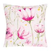 Bombažna prevleka za vzglavnik - 40x40 cm - Meadow pink
