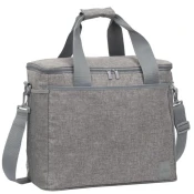 RIVACASE 5736 hladilna torba 30l za 36 x 0,5l pločevink - siva