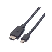 Value Mini DisplayPort Cable, Mini DP-HDTV, M/M, 3 m