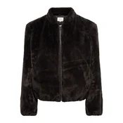 JDY JDYMACY FAUX FUR BALLOON Kostanjeva