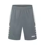 JAKO Športne hlače siva/bela