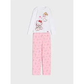 Sinsay - Dvodelna pamucna pidžama Hello Kitty - belo