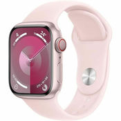 Apple Watch Series 9 GPS 41mm Aluminium Rose Sportarmband Hellrosa - M/L