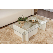 HANAH HOME Sto za dnevnu sobu Flavio Wooden White