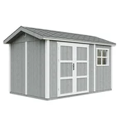 Timbela Vrtna hišica vrhunske kakovosti 8,68 m2 - V252x250x412 cm - s tlemi in bitumenskimi ploščicami - TIMBELA M914A-CAVERN STEEL, (5000117265)