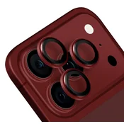 OBAL:ME Zaščita leč za Apple iPhone 18 Pro/18 Pro Max, temna češnja