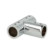 X-PRIKLJUČEK ZA TUŠ CEVI fi19mm 90 KROM T KOS POVEZOVALEC CEV-CEV
