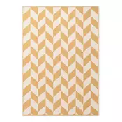 Oker rumena/kremno bela notranja in zunanja preproga 160x230 cm Haringey Terrick – Ted Baker