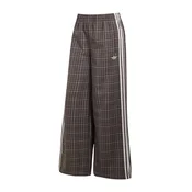 ADIDAS ORIGINALS Hlače temno rjava/bela