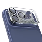INF PC Zaščita Objektiva Kamere, Združljiva z iPhone 17 Pro Max - Odporna na Praske Silver, (5000116544)