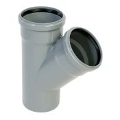 PEŠTAN PP K-racva O50/O50/45° Siva