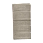 Sivorjava frotirna bombažna brisača 50x100 cm Sauna – Zone