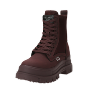 Gležnjače Buffalo Aspha Com2 Laceup Mid za žene, boja: bordo, s platformom, 1622296