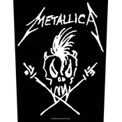 Metallica Scary Guy Našitek za šivanje 36 x 30 cm
