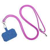 AVIZAR Vrvica za pametni telefon, nastavljiva vrvica, univerzalne združljivostne torbice in ovitki – vijolicna, (20633074)