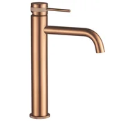 REA-B8988 - Armatura za umivalnik LUNGO 28 cm, brušen baker
