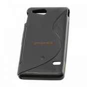 SILIKON CASE slikonski ovitek SONY Xperia P T22i, črn