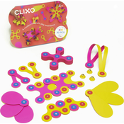 CLIXO posadka Pink & Yellow - magnetna gradbena garnitura 30 kosov