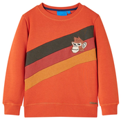 vidaXL Otroški pulover oranžen 128, (21047932)