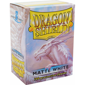 Dragon Shield 100 Standard Sleeves - White Matte