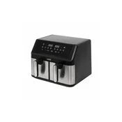 Somogyi Elektronic KFT Dupla friteza na vruc vazduh HGAF29, 2 x 4.5l, 2000W, Crna