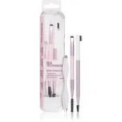 Real Techniques Brow Shaping Set darilni set krtačka za obrvi RT 601 1 kos + ploščat čopič RT 602 1 kos + krtačka za obrv RT 603 1 kos + ploščat čopič RT 604 1 kos + pinceta 1 kos za ženske