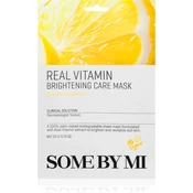 Some By Mi Sheet maska za obraz Real Vitamin Brightening Care Mask - 20 g / 1 kos