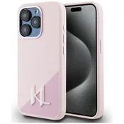 1 to 3 Silikonski Ovitek Senčnik Karl Lagerfeld Za Iphone 15 Pro Max Za Magsafe