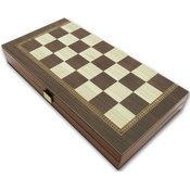Set šaha i backgammona Manopoulos - Boja Wenge, 38 x 19 cm