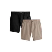 Next Chino hlače brokat/črna