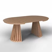 Bessagi Home Raztegljiva Miza Ennio, 120-200x120, Barva Hrasta