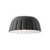 Ferroluce Stropna svetilka Madame Gres keramika 17 cm antracit - Dnevna soba/jedilnica - Sodobni