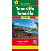 Freytag & Berndt Tenerife 1:50.000. Cestni in turistični zemljevid.