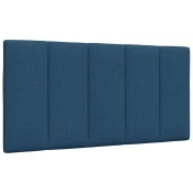 shumee vidaXL Vzglavna stranica modra 100 cm blago