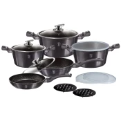 BERLINGER HAUS BH/6886 Metallic Line Carbon Edition 13 delovi posuđe set