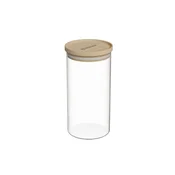 Container, borosilicate glass, O7cm, 350 ml, with bamboo lid - Zokura