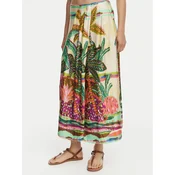 LOLA CASADEMUNT Midi krilo LS2608001 Kremna Regular Fit
