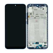 Xiaomi Mi A3 - LCD zaslon + steklo na dotik + okvir (ne samo moder) - 5610100380B6 Genuine Service Pack